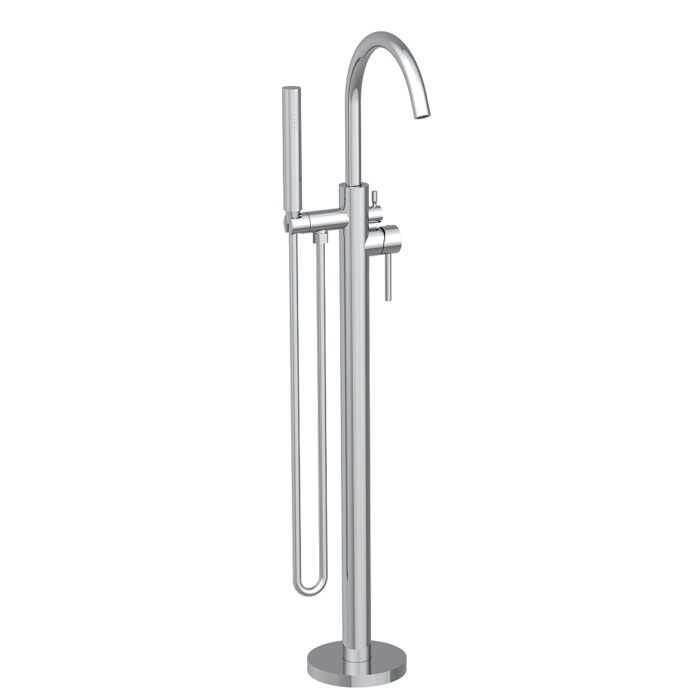 Grifo monomando para baño y ducha para bañera exenta de la colección Tube