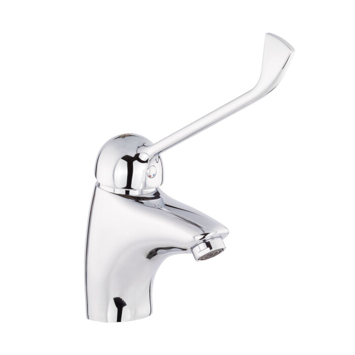 Impala grifo mezclador para lavabo con palanca gerontológica.
