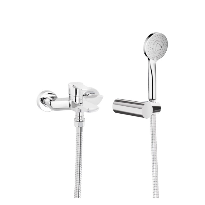 Ares monomando baño y ducha acabado cromo. Inversor automático