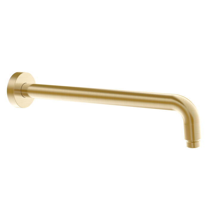Brazo de pared 34 cm acabado oro cepillado PVD.