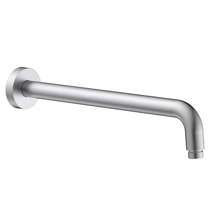 Brazo de pared 34 cm acabado níquel cepillado PVD.