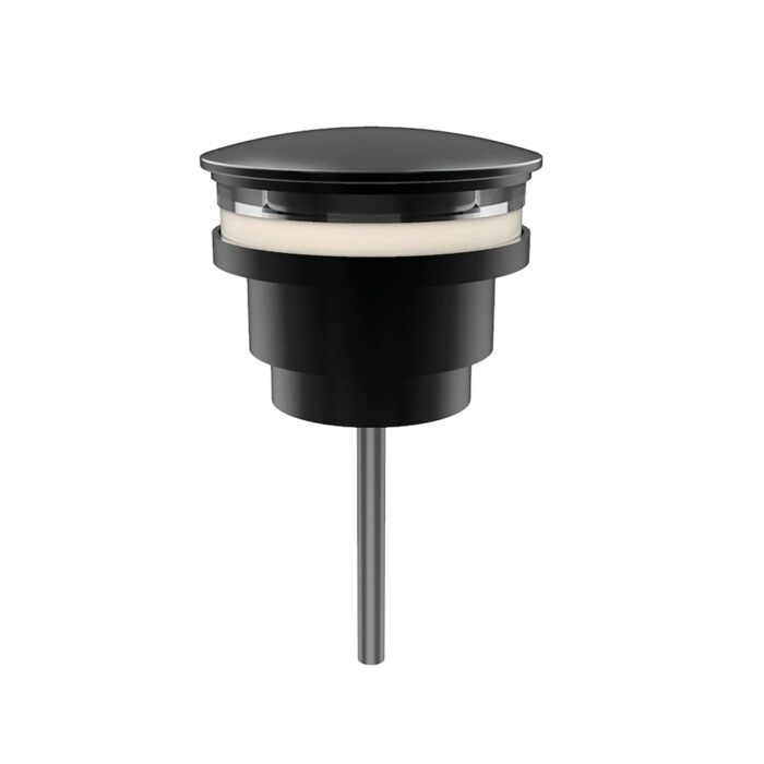 Pulsador rapid clic-clac black chrome PVD.