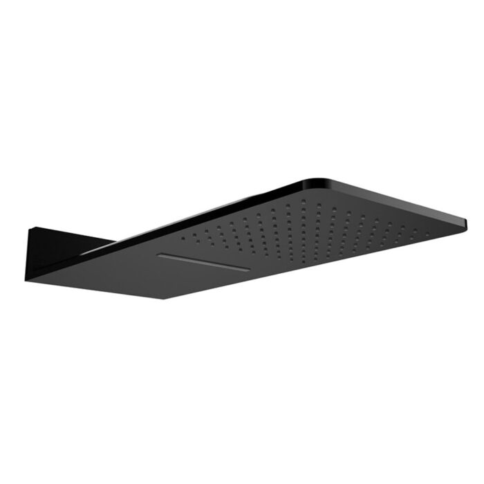 Rociador con cascada slim cuadrado inox