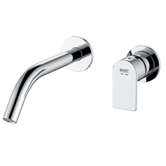 One monomando empotrado para lavabo sin placa acabado cromo