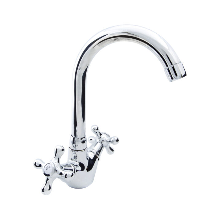 Antique mezclador bimando lavabo