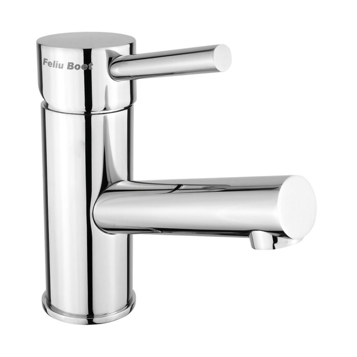 Tubular monomando lavabo acabado cromo