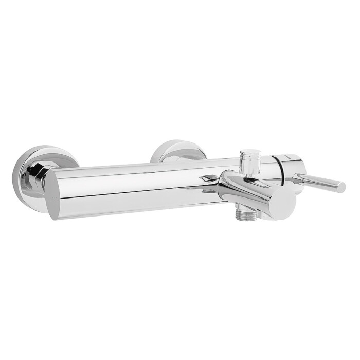 Tubular monomando baño-ducha con inversor automático