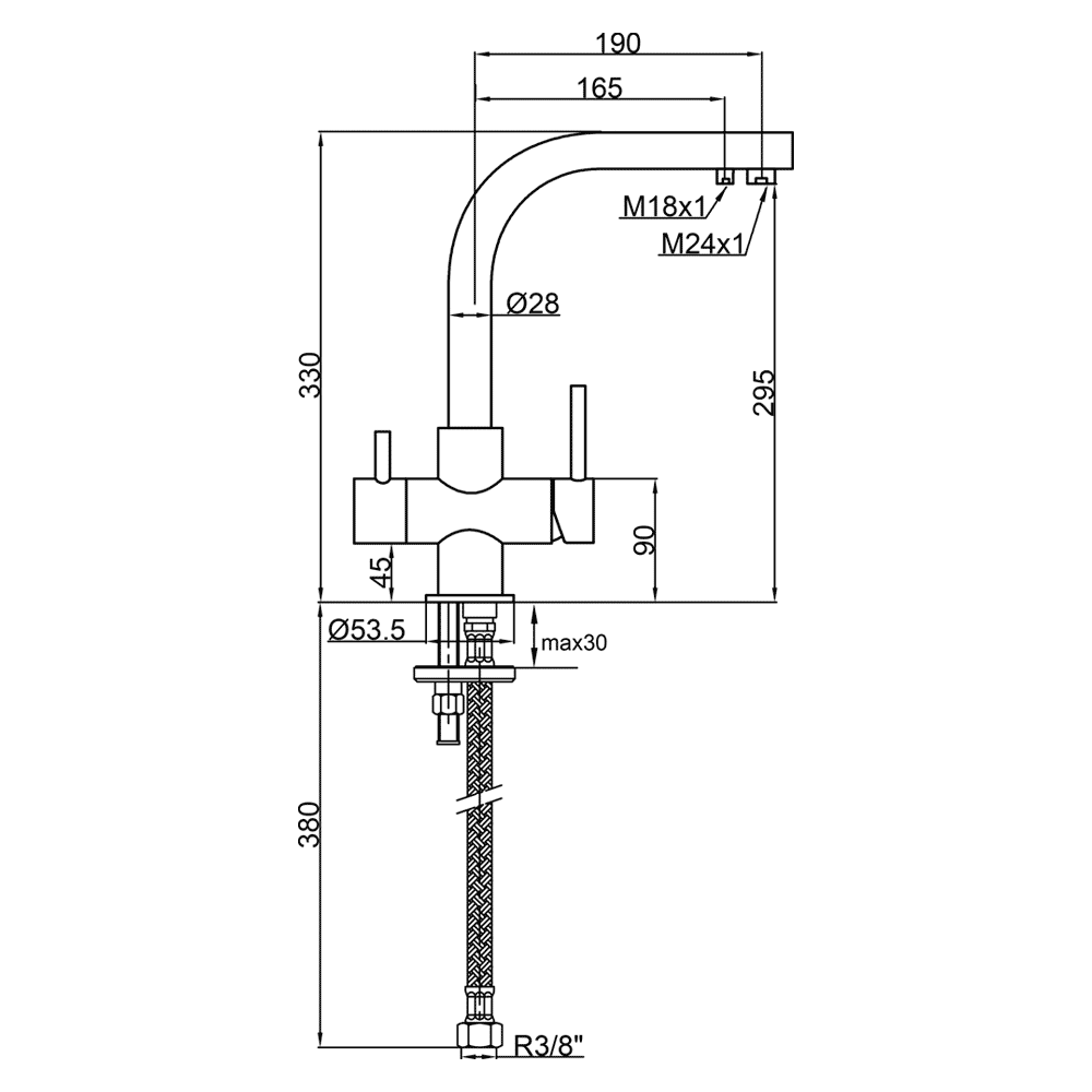 Fregadera osmosis cromo - Imagen 2