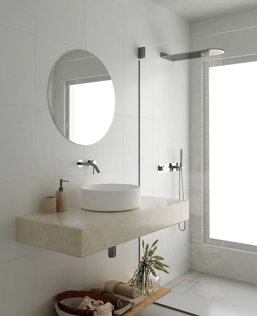 Rociador Redondo Inox Cromo - Imagen 3