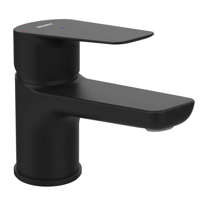 Aston Lavabo Negro Mate — Grifo Monomando de Lavabo | Boet