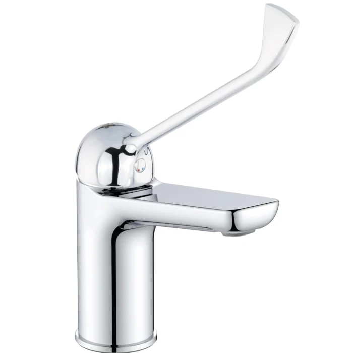 Grifo monomando alto lavabo accesible Aston Boet | Cromo