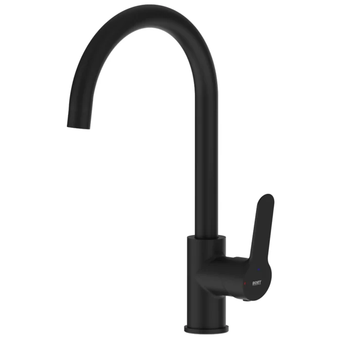 Grifo monomando fregadero Duna Boet | Negro Mate