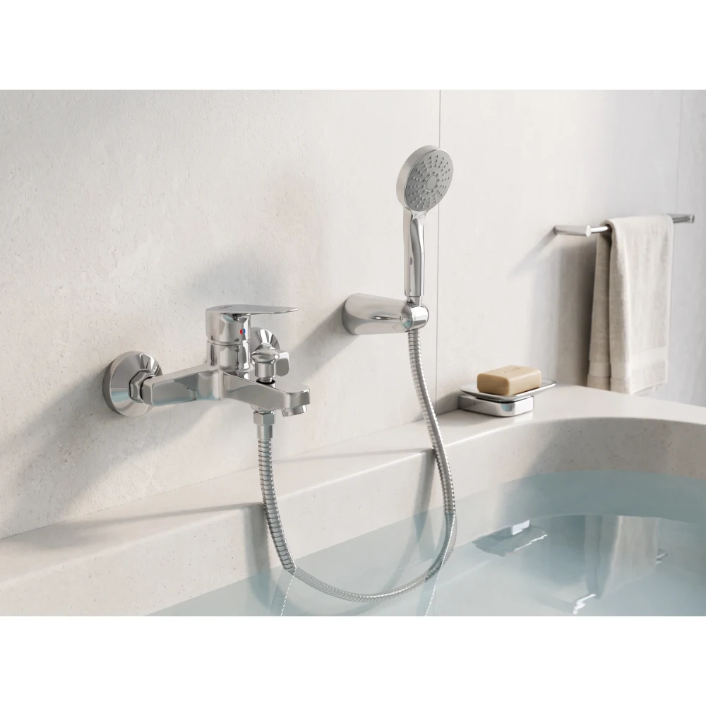 Grifo monomando baño-ducha Aston Boet | Cromo