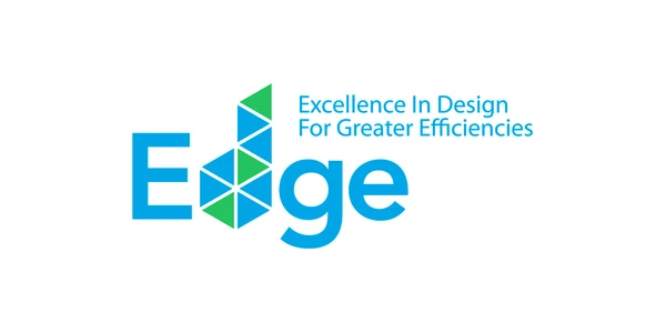 Logotipo de la certificación EDGE de eficiencia en edificación
